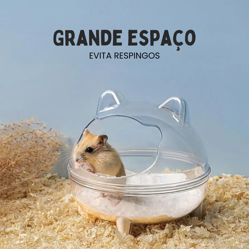 Banheira de Areia para Roedores: Conforto e Diversão para Sua Chinchila e Hamster