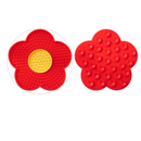 Tapete de Lamber em Formato de Flor para Alimentação Lenta de Cachorros – Proporcione Conforto e Estímulo na Hora da Refeição