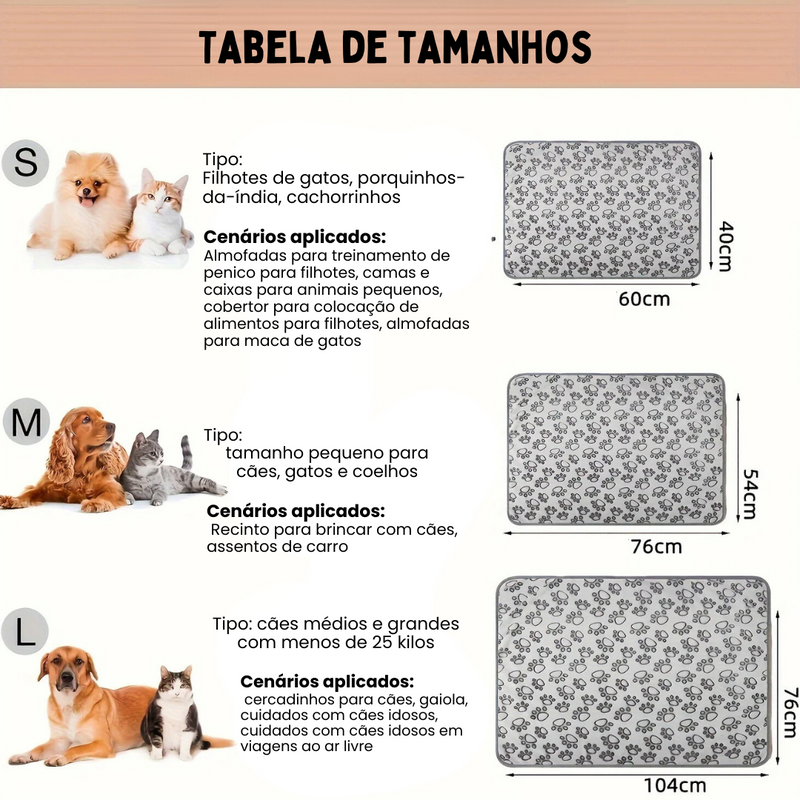 Manta Pet de Microfibra Confortável e Aconchegante