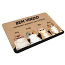 Tapete Capacho Personalizado para Receber Seu Pet com Carinho
