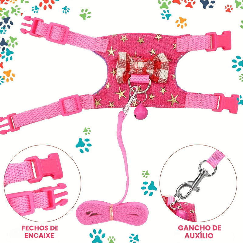 Peitoral Confortável para Roedores Pequenos: Hamsters e Porquinhos da Índia em Liberdade