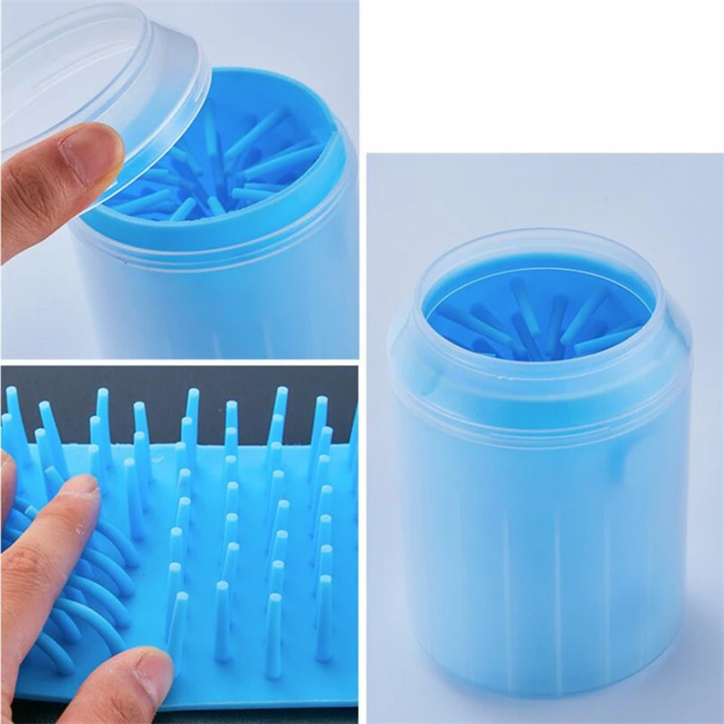 Copinho Para Limpeza de Patas com Cerdas de Silicone – Praticidade e Conforto na Sua Rotina