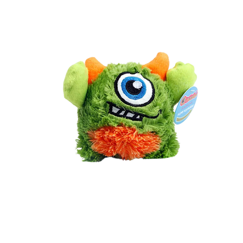Brinquedo de Pelúcia Q-Monster com Sons: Diversão e Conforto para Seu Cachorro