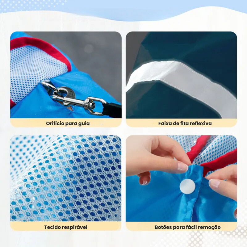 Roupinha Impermeável Dinossauro: Conforto e Proteção em Dias de Chuva