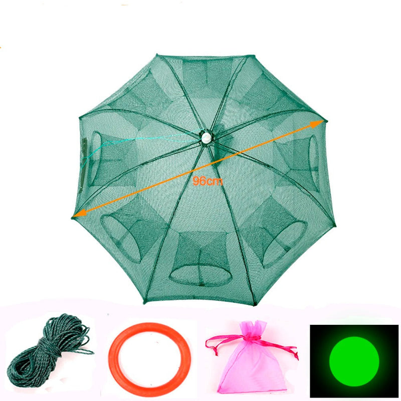 Armadilha Automática Portátil Para Peixes e Camarões – Versatilidade de 4 a 20 Buracos