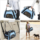 Bolsa de Transporte Compacta para Cães e Gatos em Viagens Confortáveis