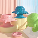 Amamentador Prático com 4 Bicos de Silicone para Filhotes de Cães e Gatos