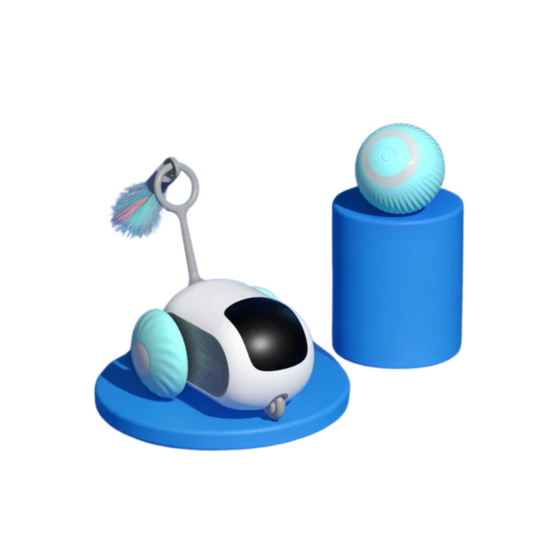 Carrinho Elétrico Interativo para Gatos: Diversão com Controle Remoto