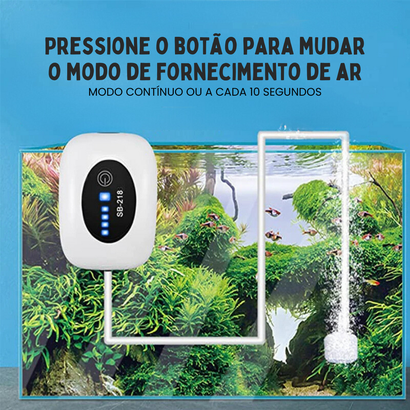 Bomba de Ar para Aquário: Oxigênio Essencial para o Bem-Estar dos Seus Peixes