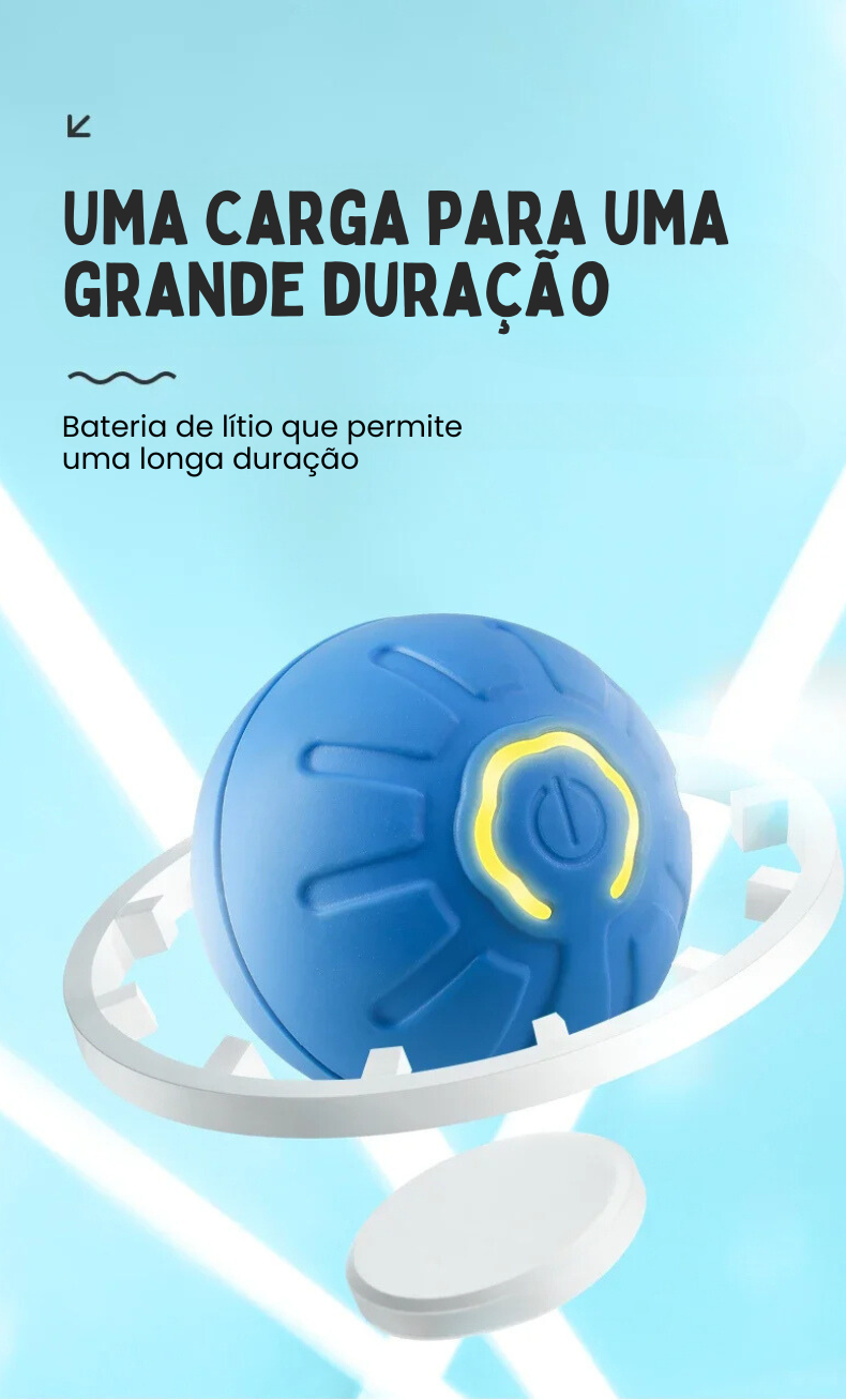 **Brincadeira Inteligente e Interativa para Pets com Revestimento em Silicone**