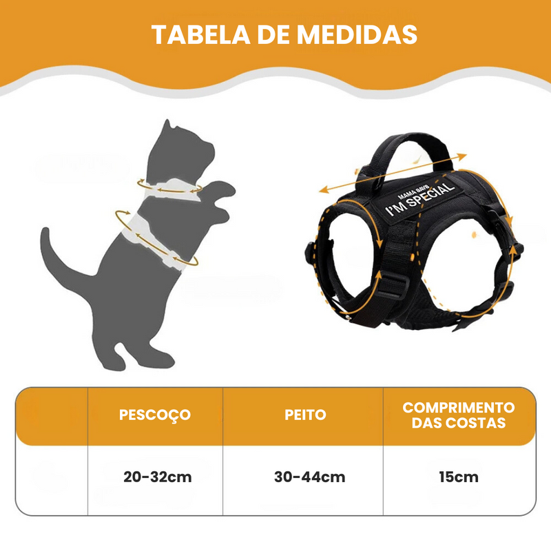 Arnês Tático para Gatos: Segurança e Liberdade em Cada Passeio