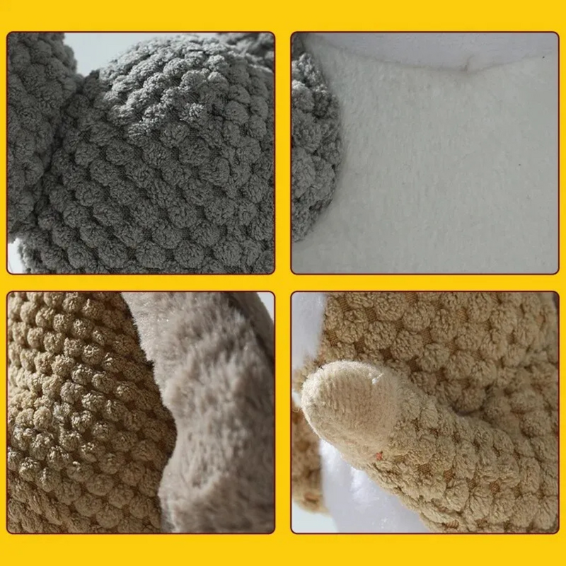 Brinquedo de Pelúcia Esquilo Coala Resistente para Cachorros – Diversão e Conforto em Cada Mordida