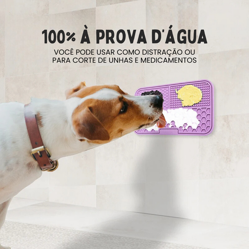 Tapete Interativo Calmante para Alimentação Lenta e Divertida