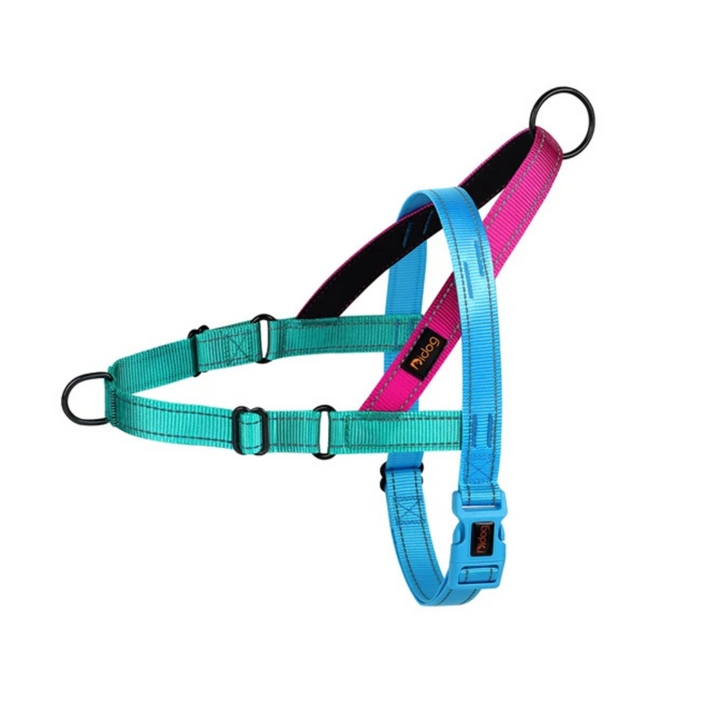 Coleira Peitoral Confortável para Cachorros com Duas Argolas de Guia