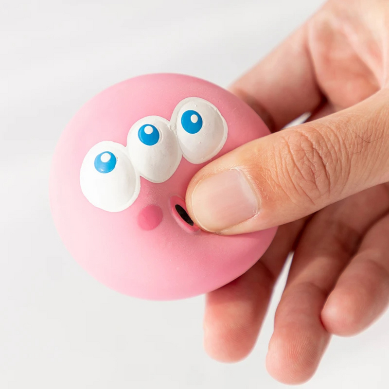 Bola de Látex Expressiva para Cachorros - Diversão e Sorrisos para Seu Pet