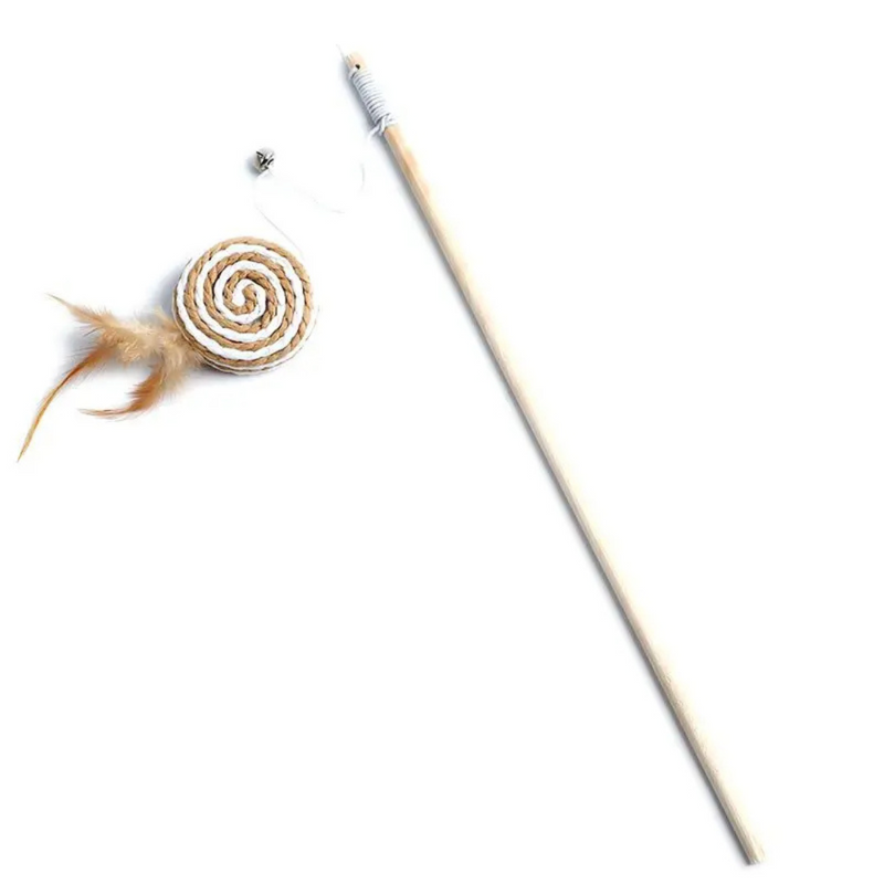 Varinha de Brincar para Gatos com Ratinho Interativo