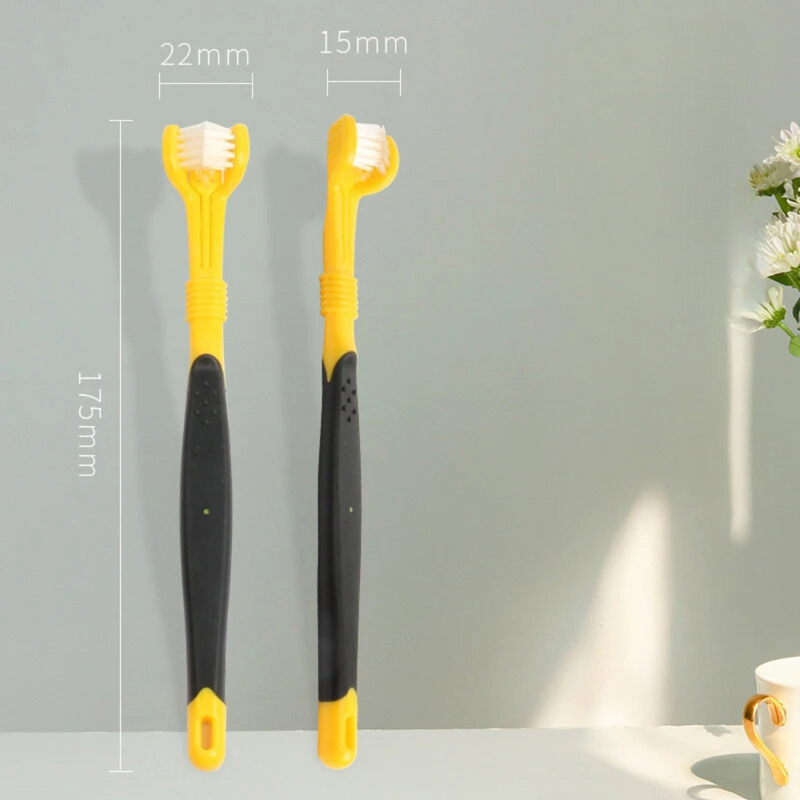 Escova Dental Pet Triflex para Cuidados Gengivais Confortáveis