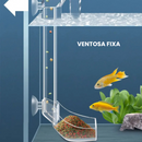 Tubo Alimentador Prático para Peixes de Aquário