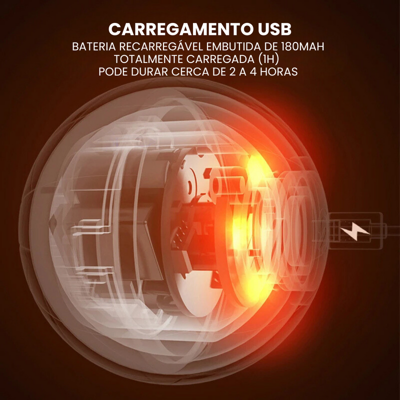 Bolinha Interativa Elétrica para Estímulo e Diversão do Seu Gato