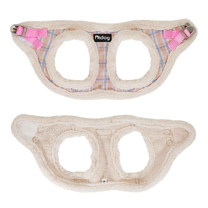 Colete Arnês Flanelado com Guia para Conforto e Liberdade