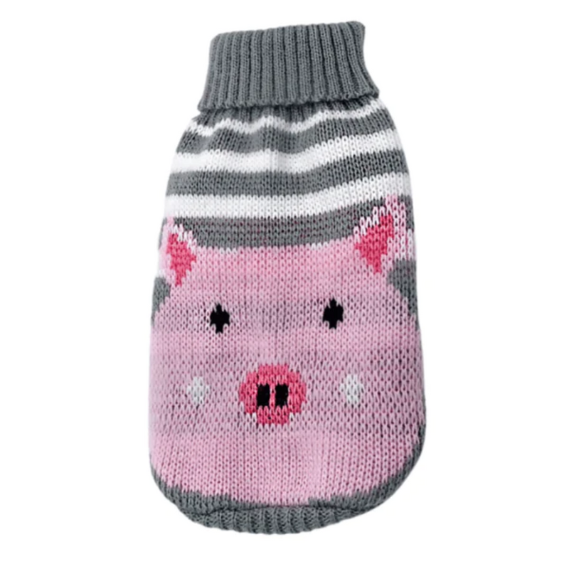 Suéter de Lã Estampado para Aconchego e Estilo em Pequeno Porte