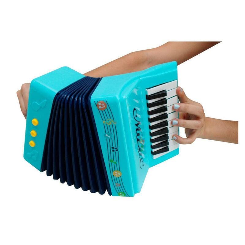 Sanfona Infantil com 3 Baixos e 10 Teclas para Crianças Acordeon