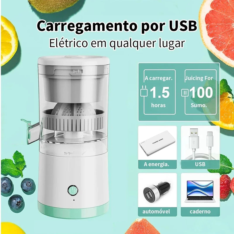 Máquina de Suco de Frutas Portatil JuicerPortable - 50% OFF