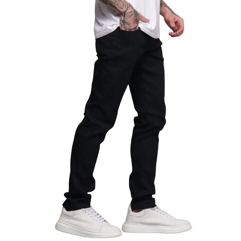 Calça Jeans Masculina Preta Modelo All Black