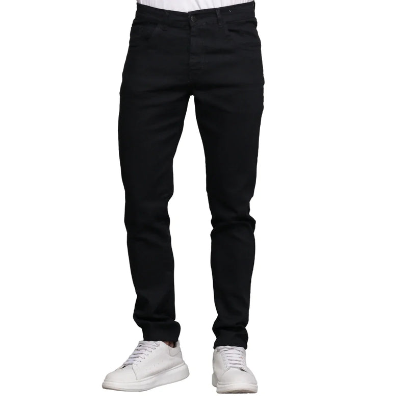 Calça Jeans Masculina Preta Modelo All Black