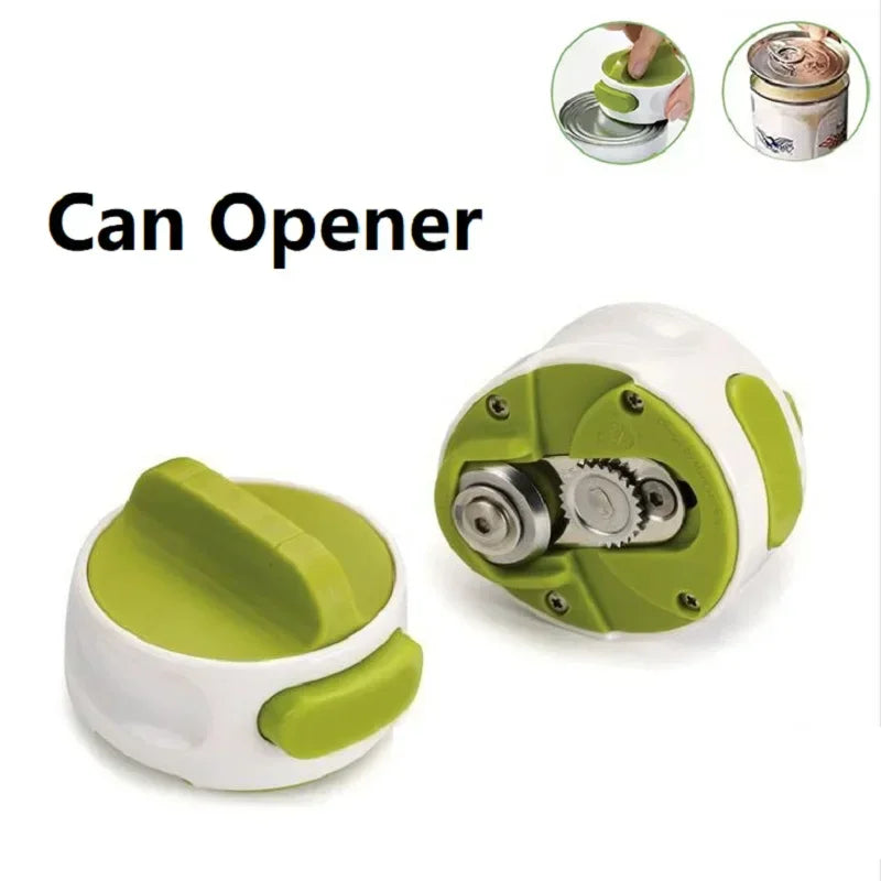 Abridor de garrafas de aço inoxidável Gadget de cozinha portátil Wringer multiúso, Labor-Saving, Can Opener