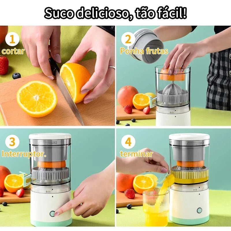 Máquina de Suco de Frutas Portatil JuicerPortable - 50% OFF