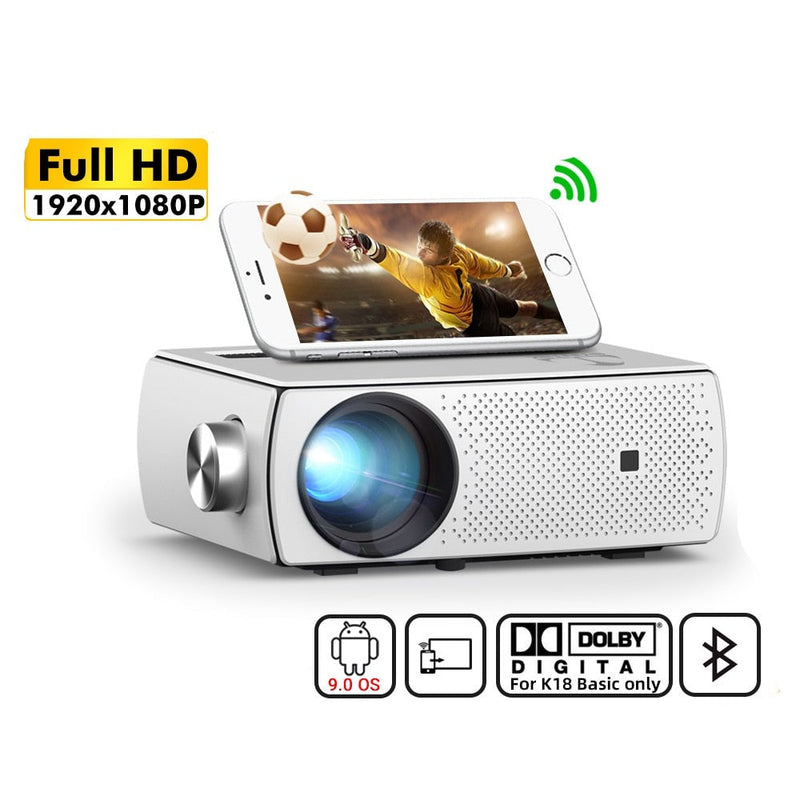 Mini Projetor Portátil Full HD Android Wifi