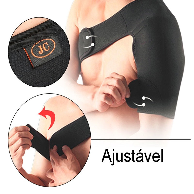 Suporte para Ombro Unilateral Ajustável Neoprene