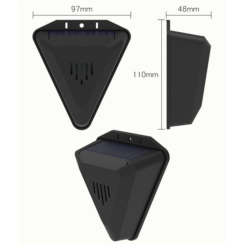 Proteção Eficiente Contra Pássaros - Alarme Solar Impermeável SolarSafe