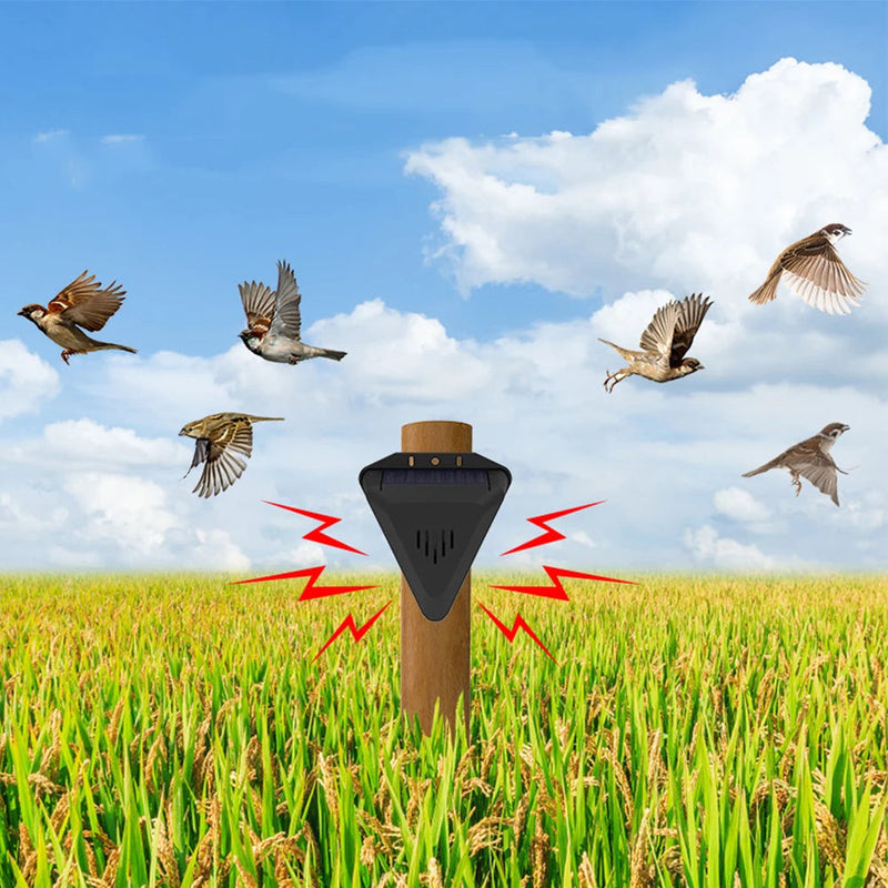 Proteção Eficiente Contra Pássaros - Alarme Solar Impermeável SolarSafe