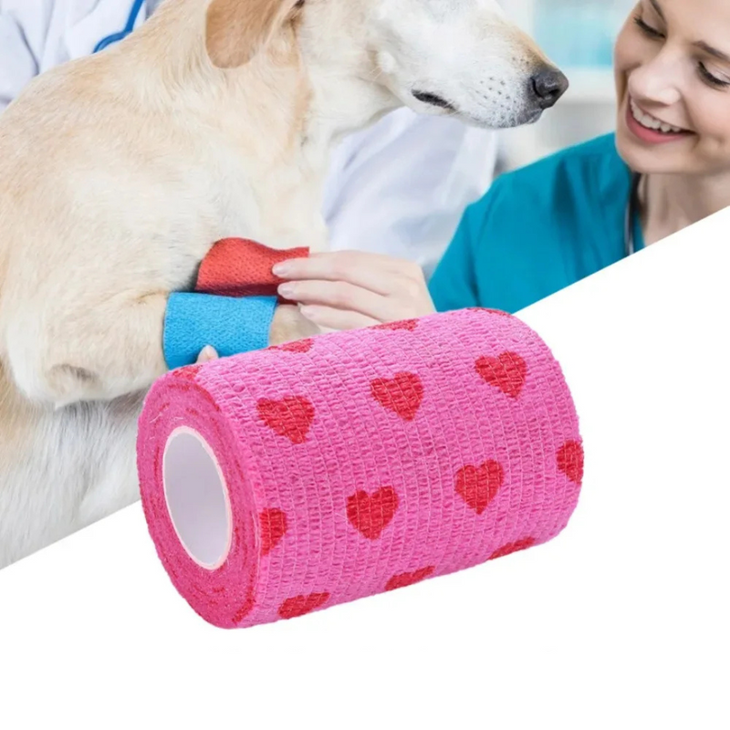 Cinta Auto Adesiva para Proteção e Conforto de Cachorros e Gatos