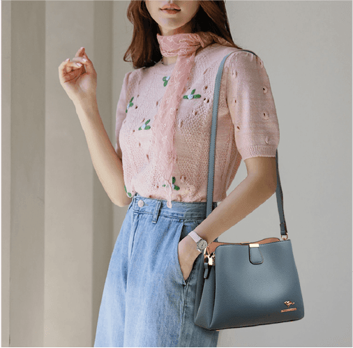 Bolsa Elizabeth em Couro Legítimo - Estilo e Conforto para o Seu Dia a Dia