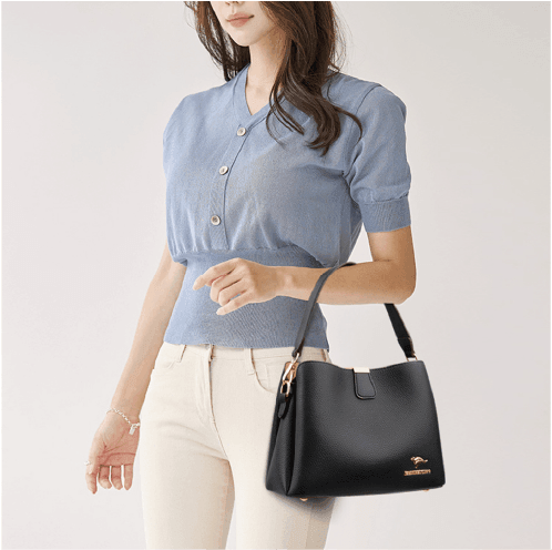 Bolsa Elizabeth em Couro Legítimo - Estilo e Conforto para o Seu Dia a Dia