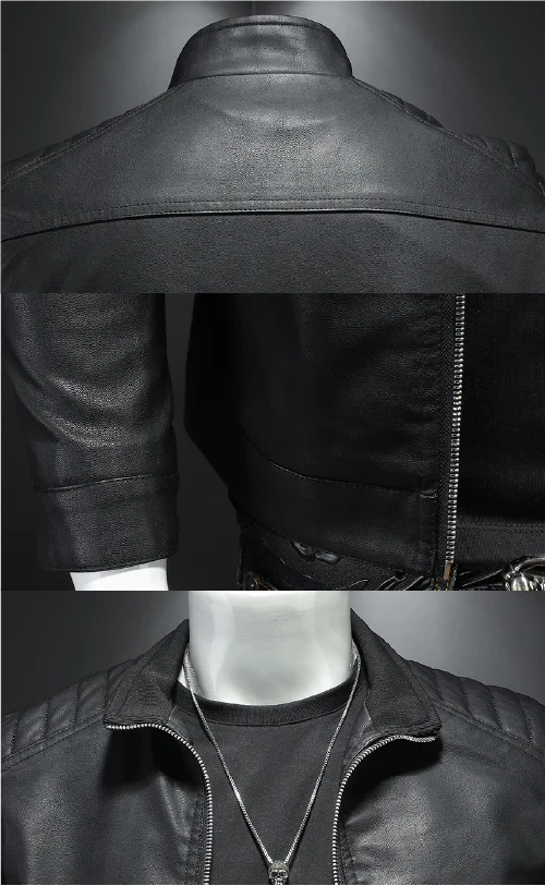 Jaqueta de Couro Genuíno para Homens - Estilo e Conforto com Jack Premium