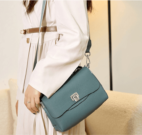 Bolsa Compacta de Couro Genuíno Femory para Conquistar Estilo e Praticidade