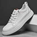 “Conforto e Estilo com Tênis Masculino em Couro Genuíno - Stevens”