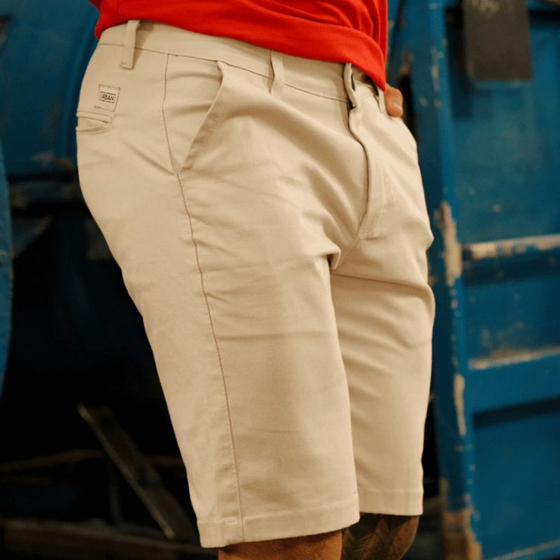 Bermuda Sarja Masculina Caqui Berlim