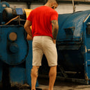 Bermuda Sarja Masculina Caqui Berlim