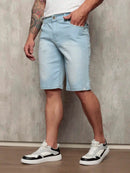 Bermuda Jeans Masculina com Lycra Noble