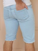 Bermuda Jeans Masculina Rasgado Vegas Premium