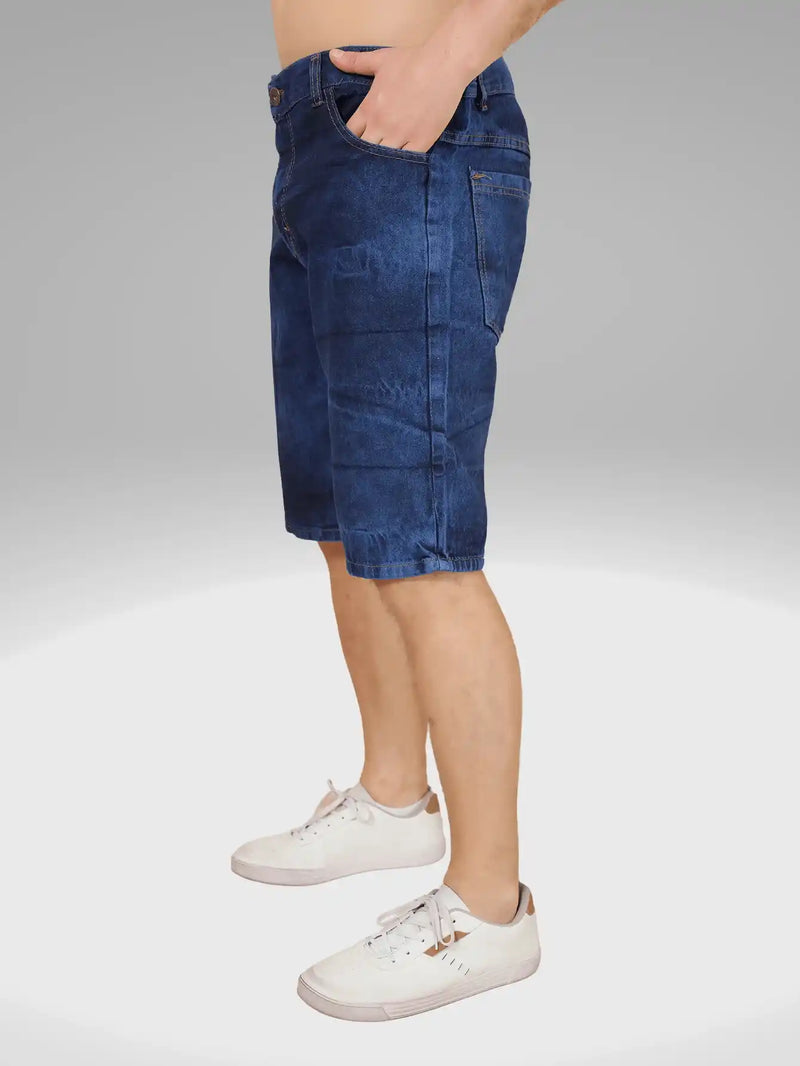 Bermuda Jeans Masculina Azul Escuro Marden