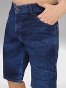 Bermuda Jeans Masculina Azul Escuro Marden