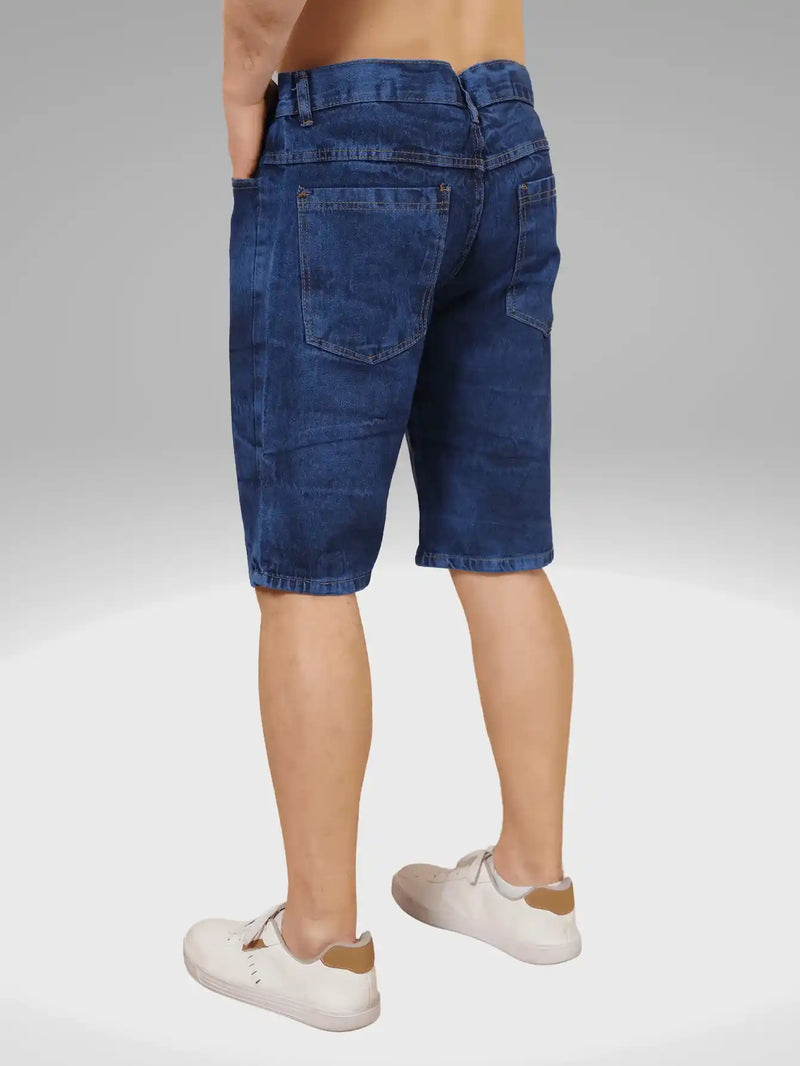 Bermuda Jeans Masculina Azul Escuro Marden