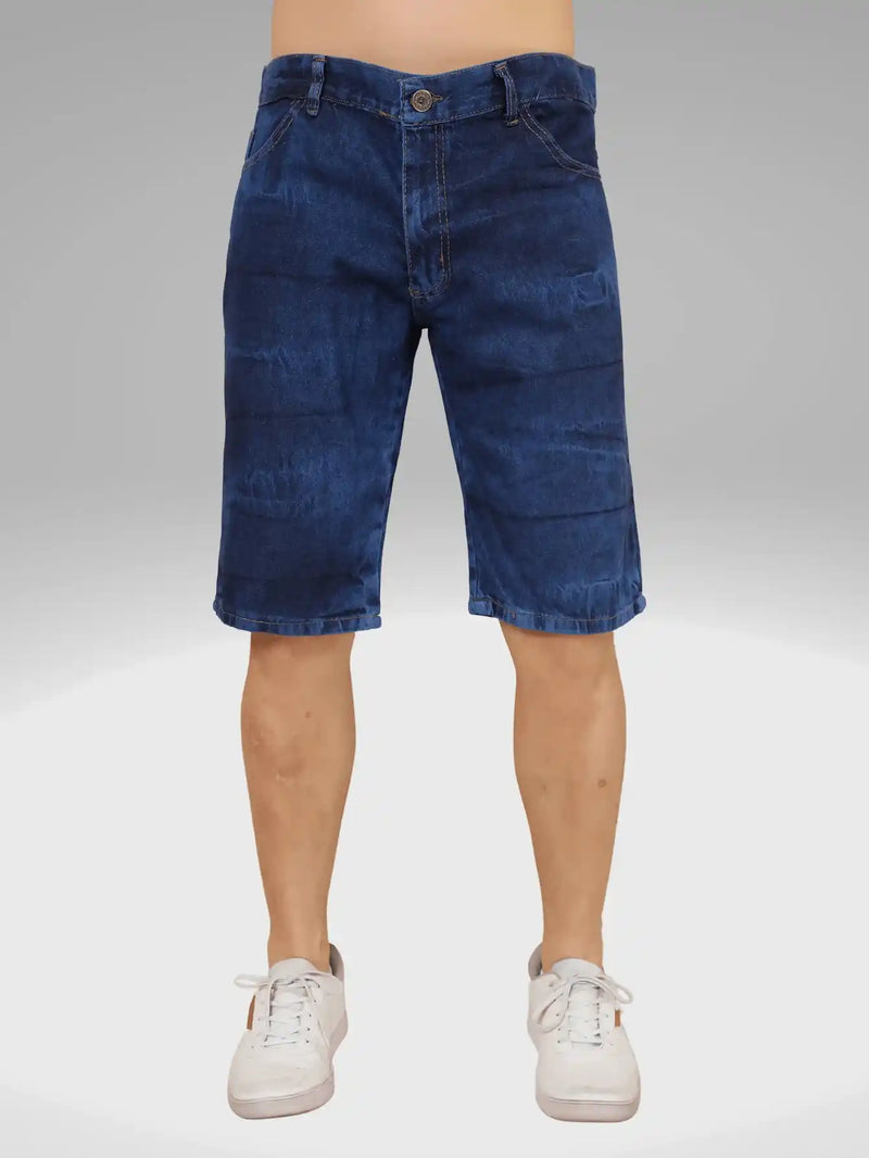 Bermuda Jeans Masculina Azul Escuro Marden