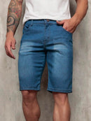 Bermuda Jeans Masculina com Lycra Urbano